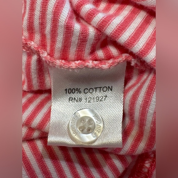 Johnnie O West Coast Prep
Men's Polo Shirt Size Large Pink/White Stripe Golf - Picture 5 of 7